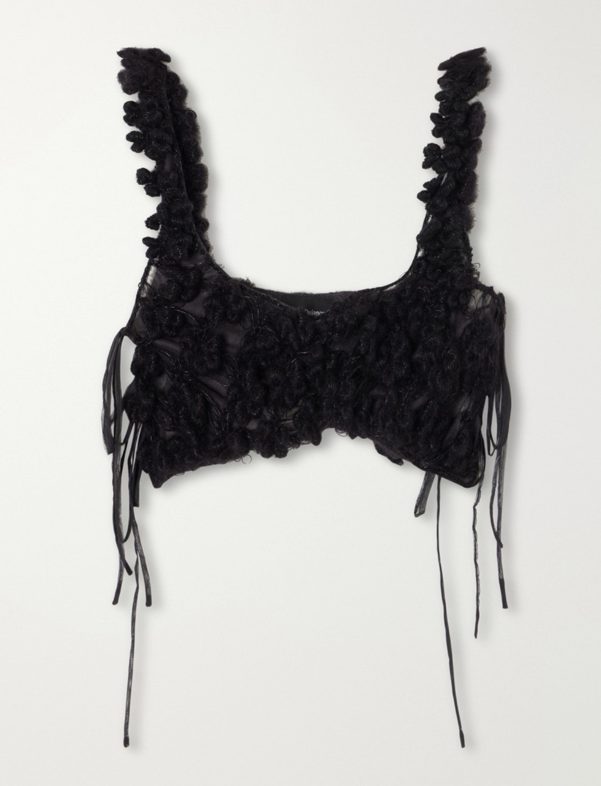 PAULINE DUJANCOURT Georgia crocheted mesh bra
